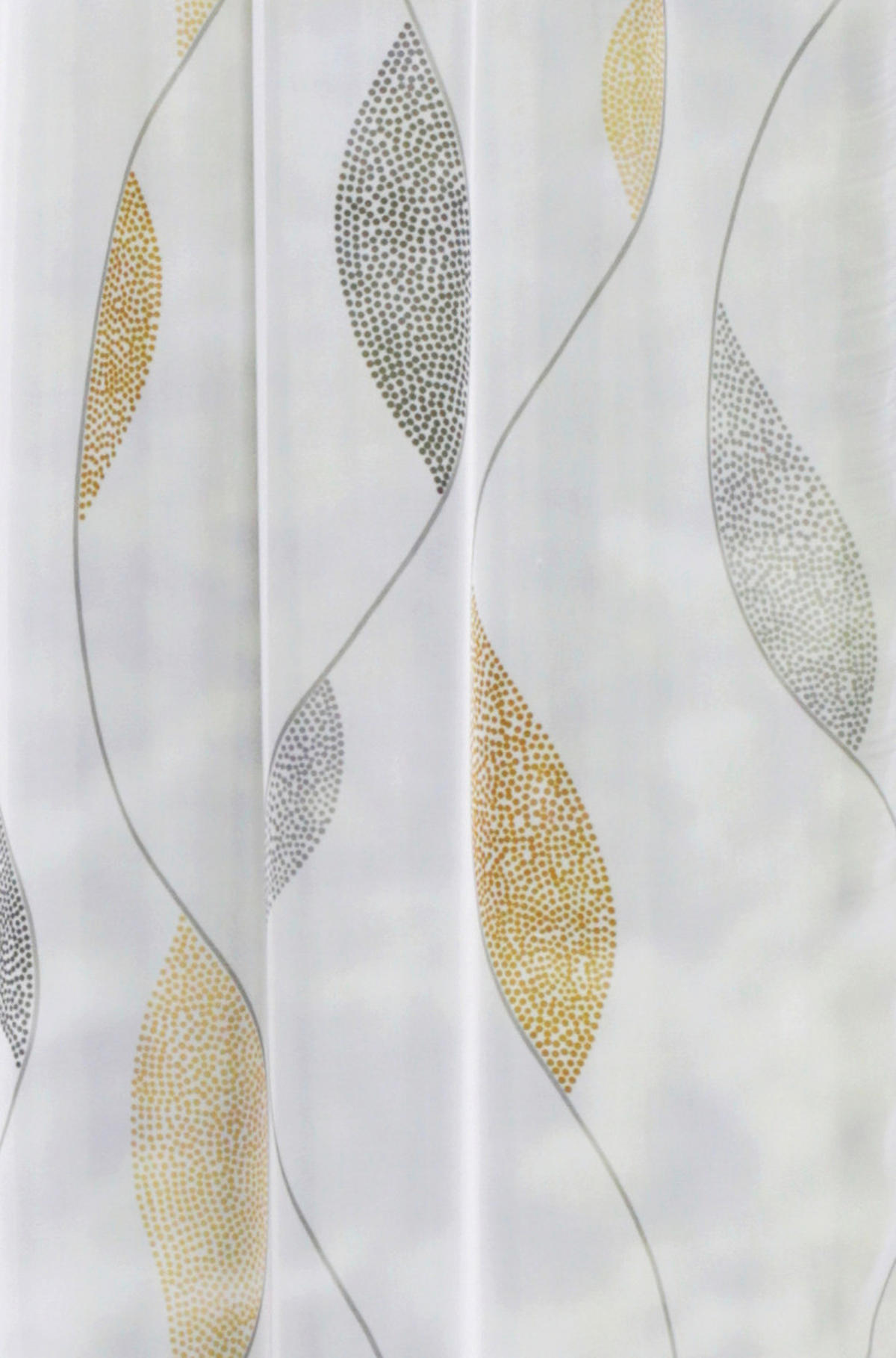 FERTIGVORHANG  transparent  140/145 cm   - Gelb/Hellgelb, KONVENTIONELL, Textil (140/145cm)