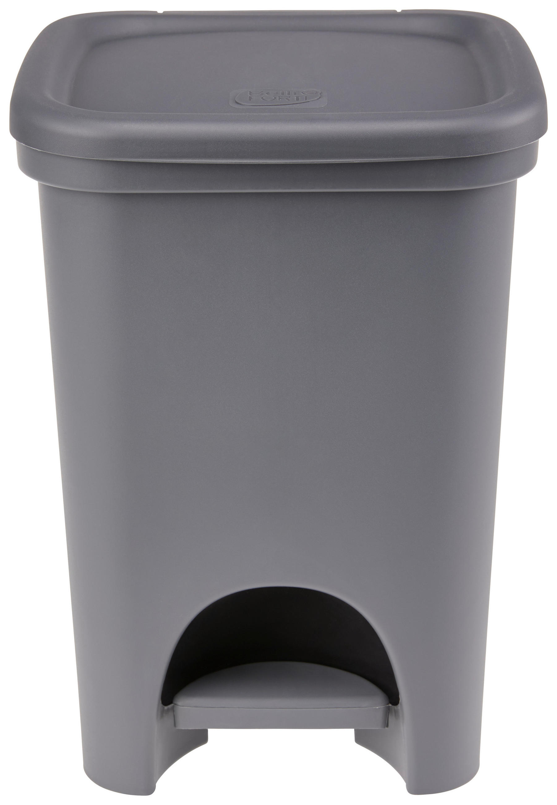 Treteimer 6l Grau Kunststoff Lxbxh: 20,5x21,5x28,5