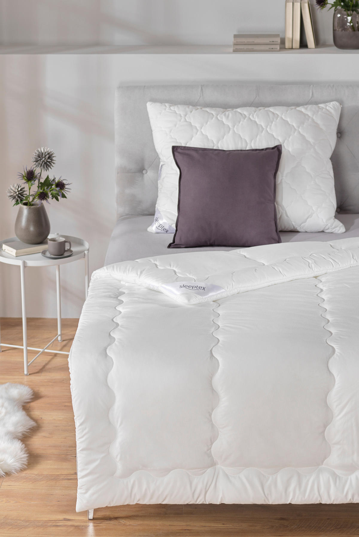 TÉLI PAPLAN 140/200 cm  - fehér, Basics, textil (140/200cm) - Sleeptex