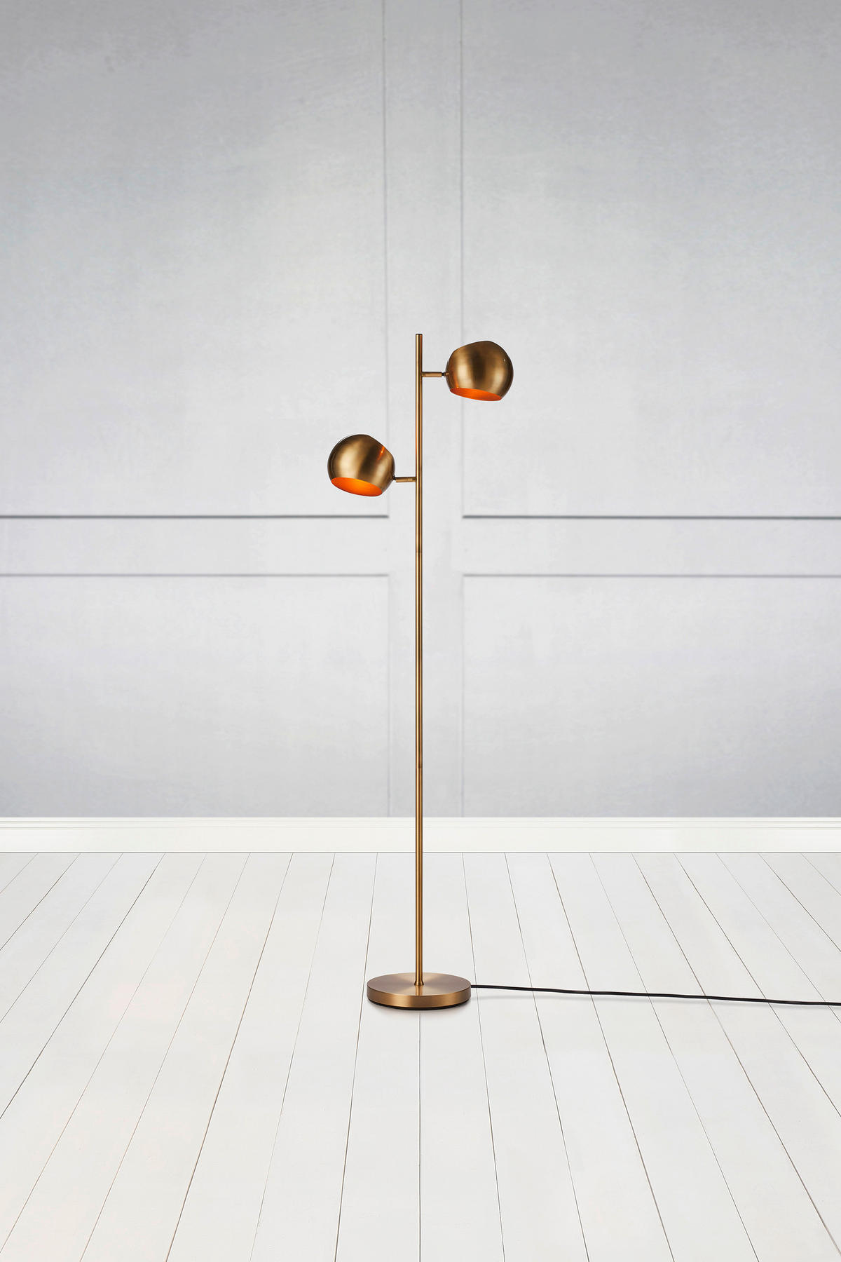 STEHLEUCHTE 23/40/145 cm    - Messingfarben, Basics, Metall (23/40/145cm) - Markslöjd