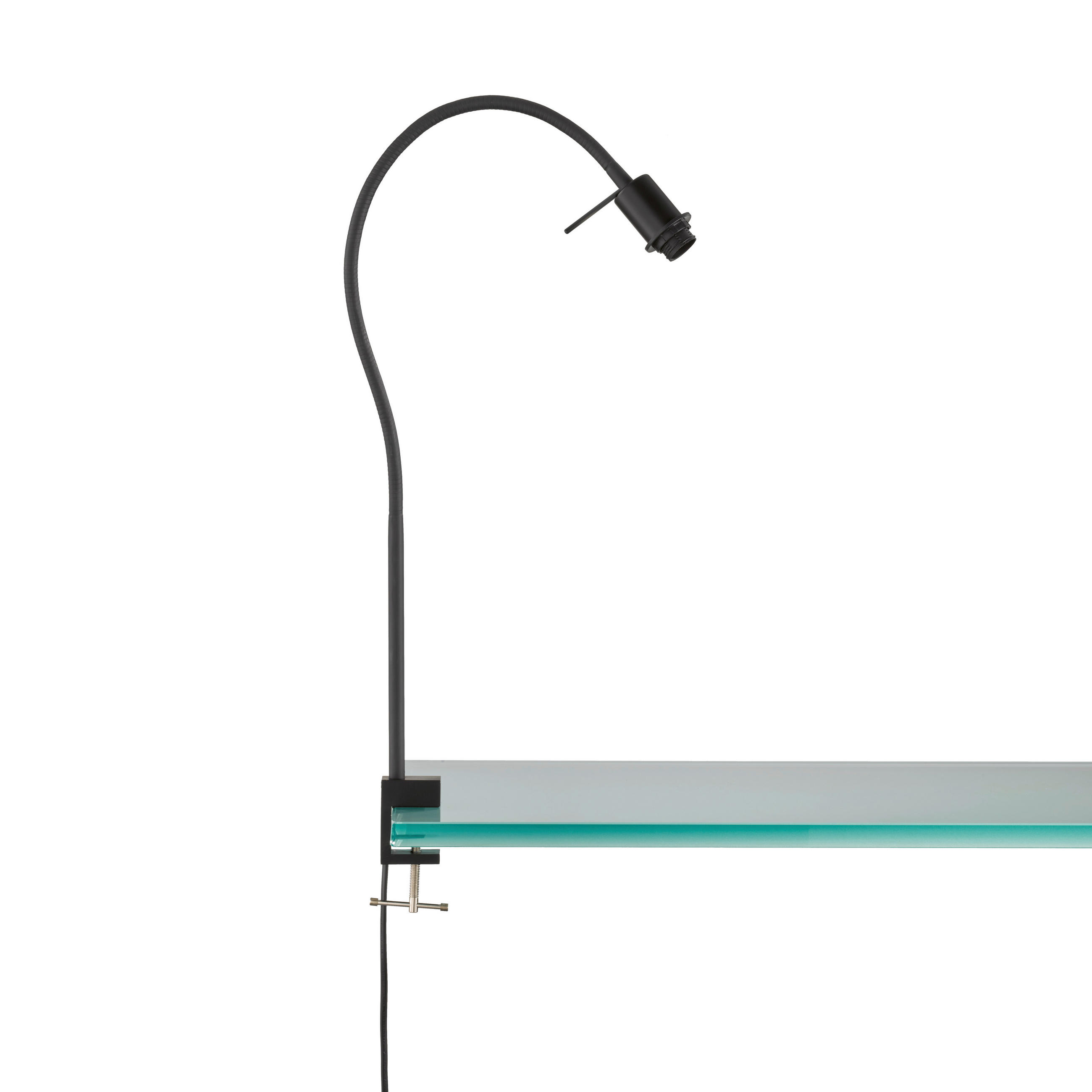 KLEMMLEUCHTE - Schwarz, Basics, Metall (3,5/55cm) - Fischer & Honsel