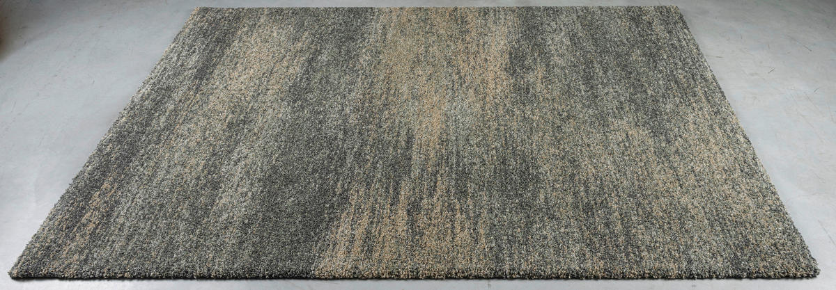 WEBTEPPICH  Wohnzimmer 200/290 cm Mehari Grün, Goldfarben, Dunkelgrau  - Dunkelgrau/Goldfarben, Basics, Kunststoff/Textil (200/290cm) - Novel