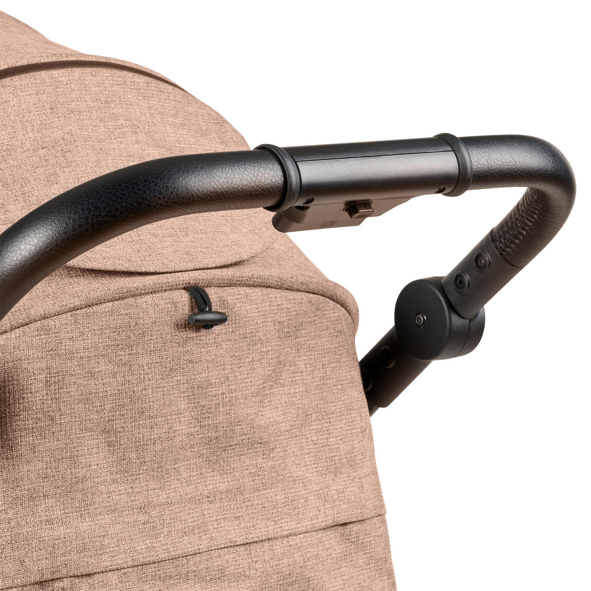 BUGGY  - Beige/Schwarz, Trend, Kunststoff/Textil (55/56/107cm) - Jimmylee