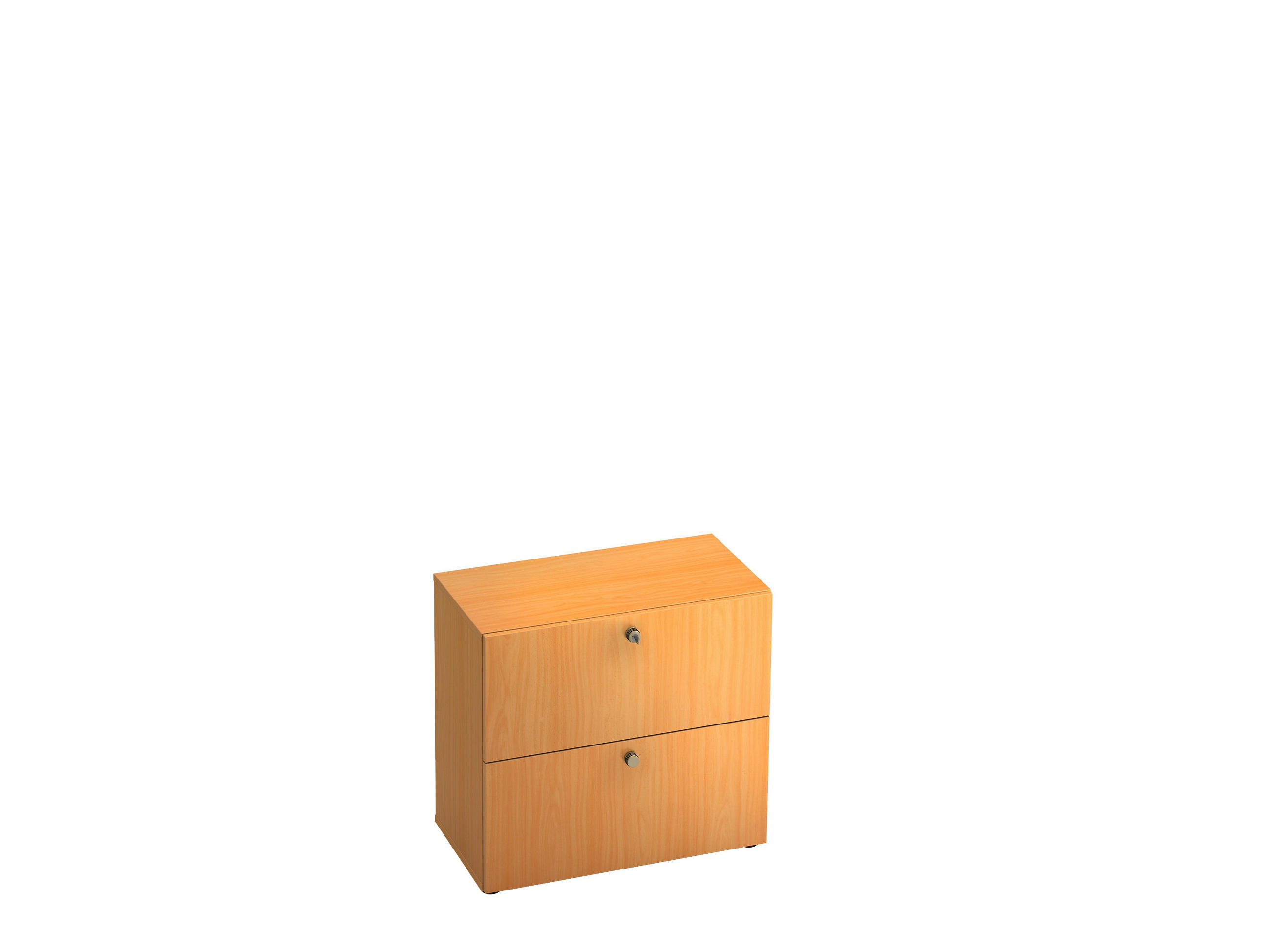 HÄNGEREGISTERELEMENT Buchefarben  - Buchefarben/Alufarben, KONVENTIONELL, Holzwerkstoff/Kunststoff (80/74,8/42cm) - Venda