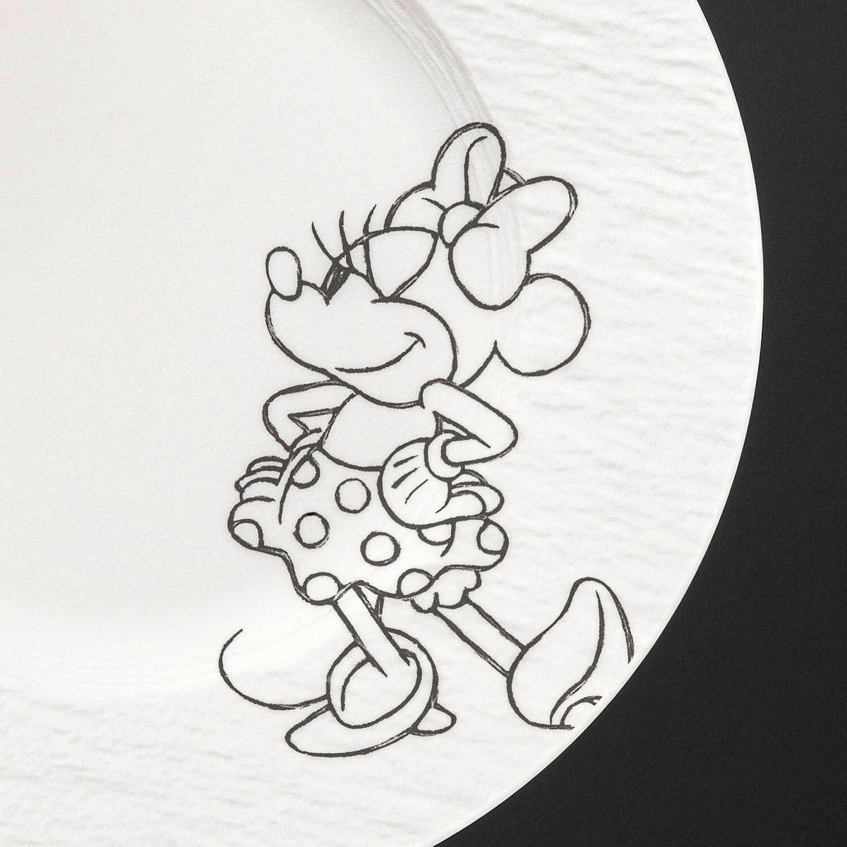 FRÜHSTÜCKSSERVICE Schwarz Manufacture Rock Mickey 4-teilig 1 Personen  - Schwarz, Basics, Keramik - Villeroy & Boch