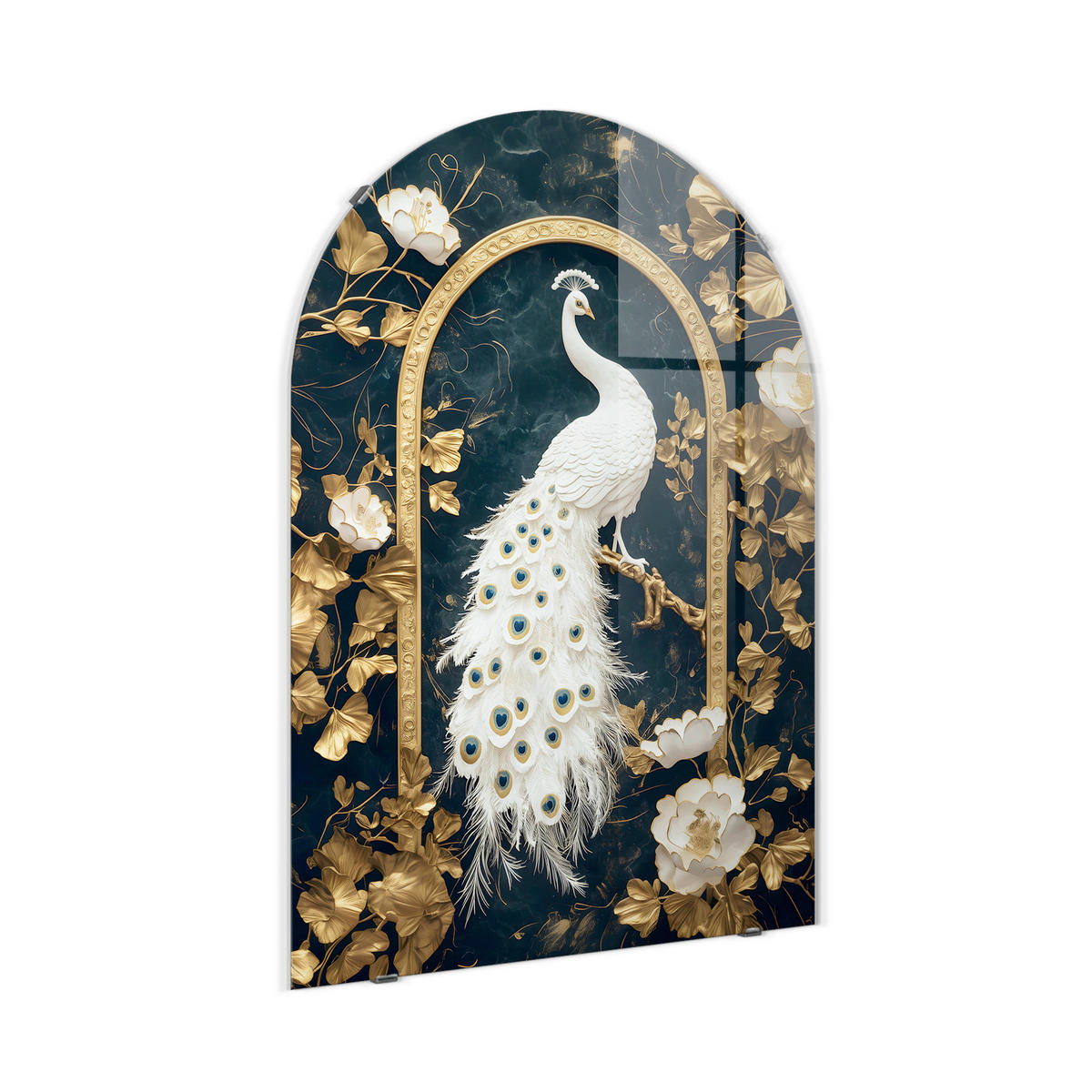 GLASBILD Tiere 70/100 cm  - Multicolor, Basics, Glas/Papier (70/100cm)