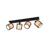STRAHLER Burton 71,5/19,5/18 cm   - Schwarz/Grau, Basics, Textil/Metall (71,5/19,5/18cm) - Trio Leuchten