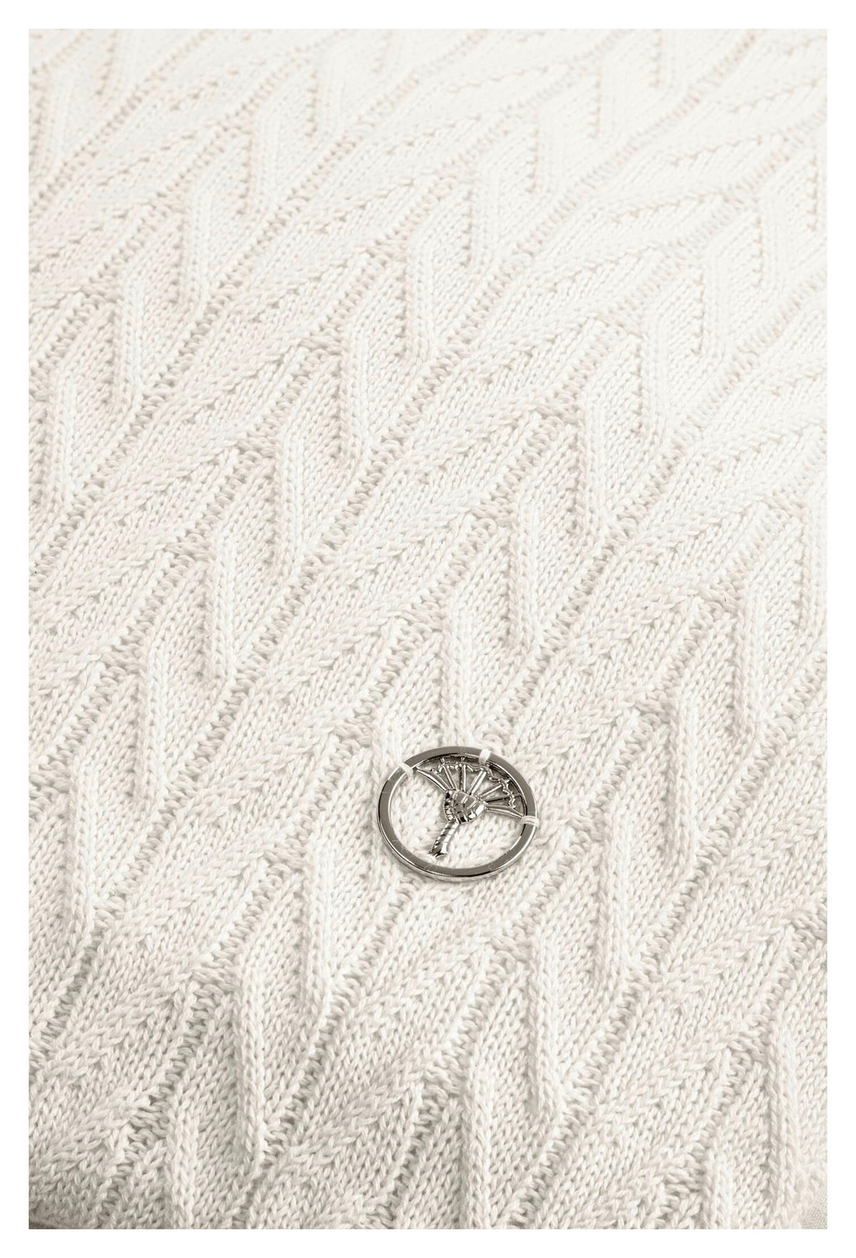 KISSENHÜLLE J-Weavelle 40/40 cm  - Weiß, Design, Textil (40/40cm) - Joop!