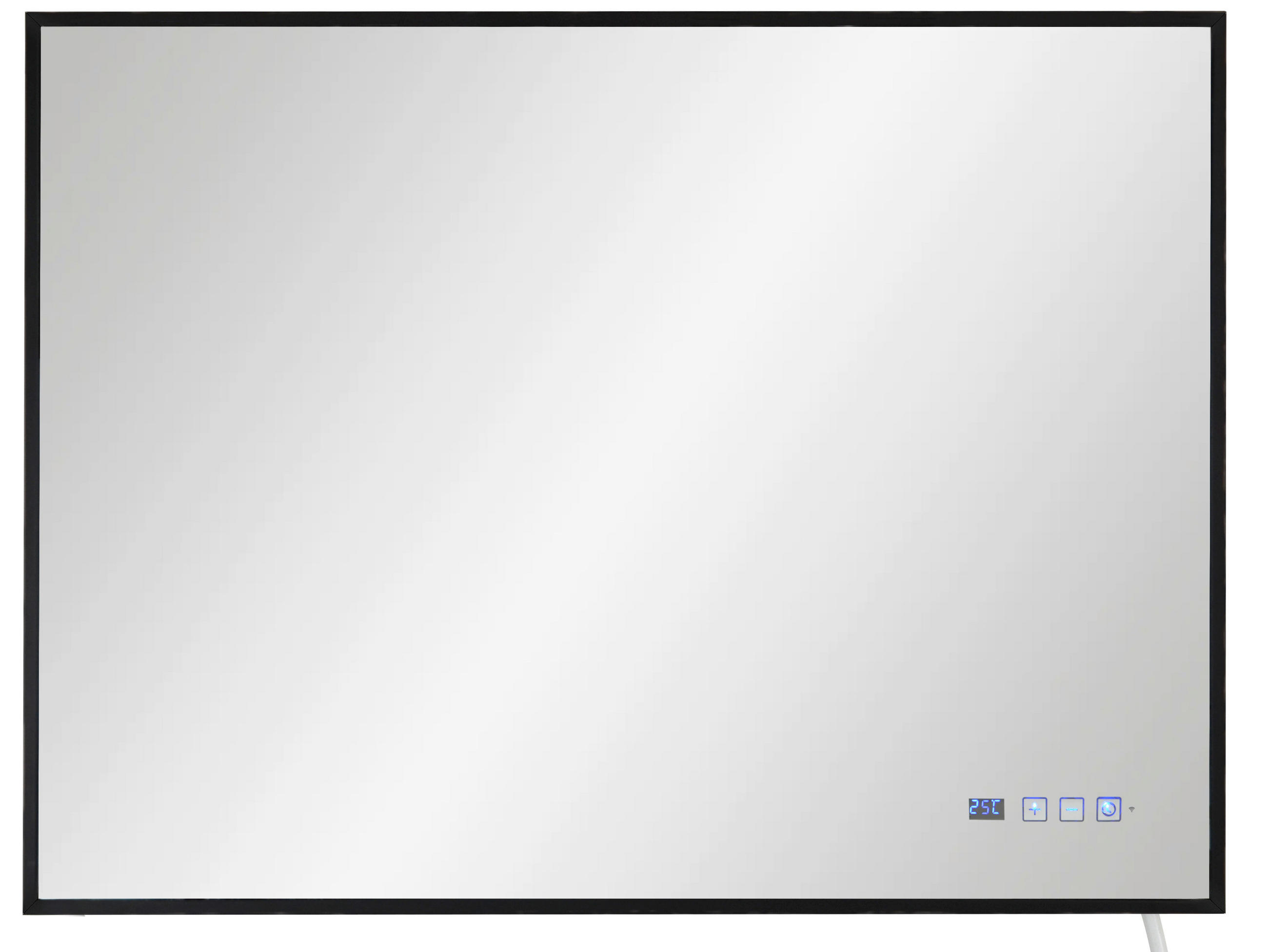 INFRAROT-HEIZPANEEL 800 W smart&easy  - Schwarz, Basics, Glas/Kunststoff (100/60/5cm)