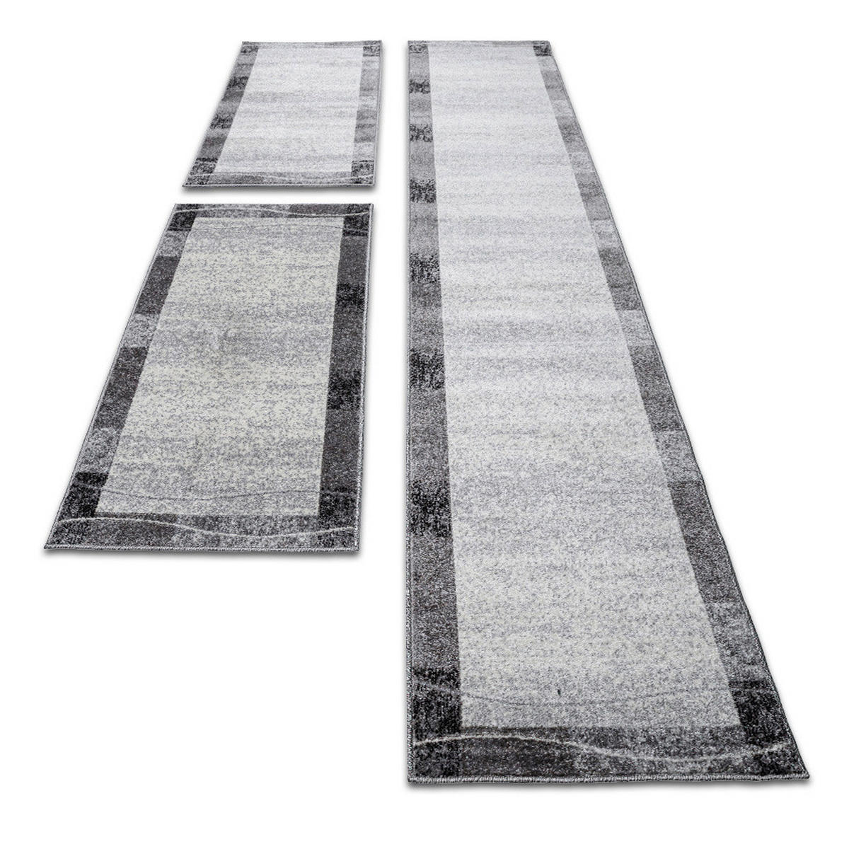 LÄUFER 67/620 cm  - Hellgrau, Design, Kunststoff/Textil (67/620cm) - Novel