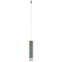 LED-HÄNGELEUCHTE PELO 38/120 cm   - Klar/Hellgrün, Design, Kunststoff/Metall (38/120cm) - Globo