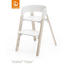 HOCHSTUHLSITZ Steps - Weiß, LIFESTYLE, Kunststoff (54/45/12cm) - Stokke HOCHSTUHLSITZ Steps - Weiß, LIFESTYLE, Kunststoff (54/45/12cm) - Stokke