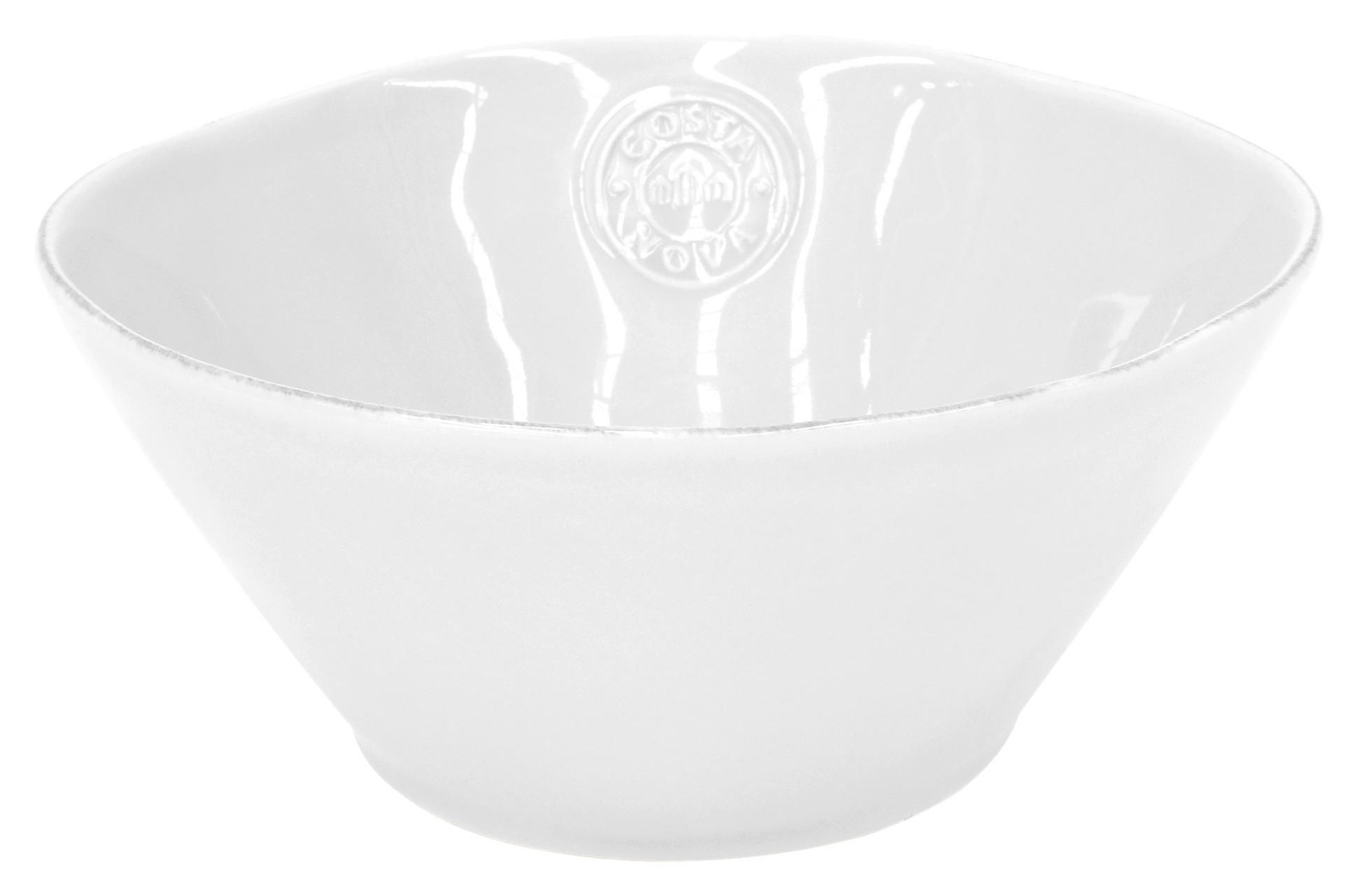 SCHÜSSEL NOVA - Weiß Hochglanz, Basics, Keramik (19/8cm) - Costa Nova
