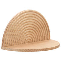 WANDBOARD Holz, Holzwerkstoff Tanne furniert Naturfarben  - Naturfarben, Design, Holz/Holzwerkstoff (40/21/20cm) - MID.YOU