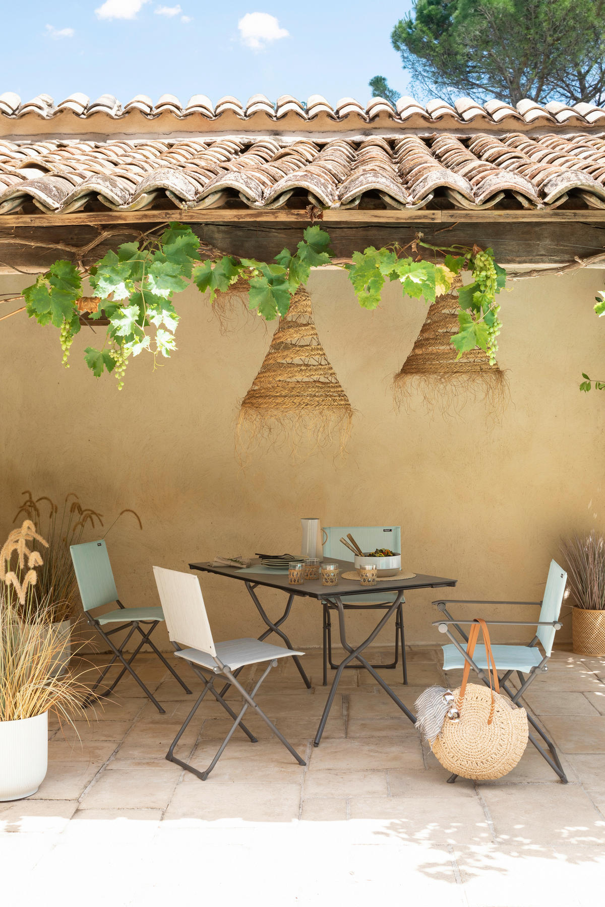 KLAPPSTUHL Batyline® Türkis  - Türkis/Anthrazit, Basics, Textil/Metall (49/87/50cm) - Lafuma Mobilier