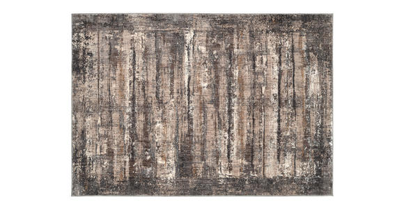 WEBTEPPICH 155/230 cm Nimara Grau, Dunkelgrau, Beige  - Dunkelgrau/Beige, Design, Textil (155/230cm) - Novel