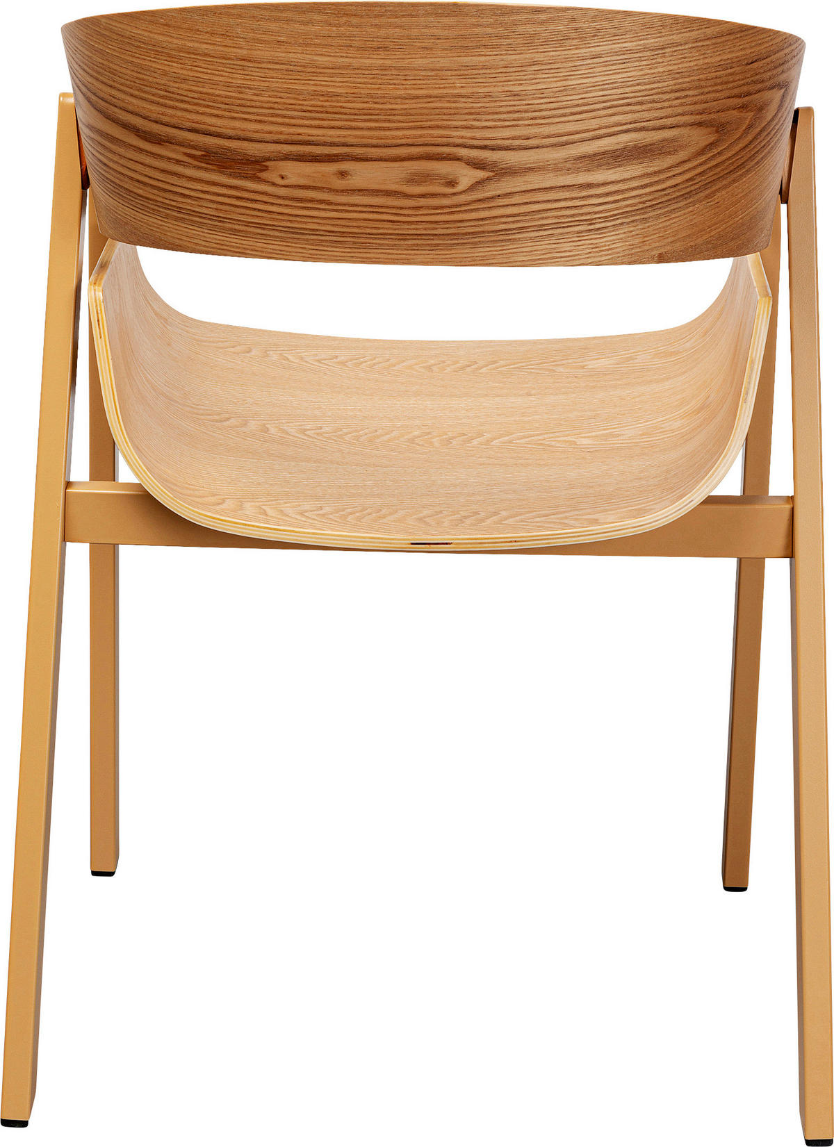 ARMLEHNSTUHL  in Stahl  - Naturfarben, Design, Metall (57/77/53cm) - Kare-Design