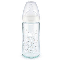 BABYFLASCHE First Choice +  - Transparent, Basics, Glas (6,6/6,6/23,5cm) - NUK