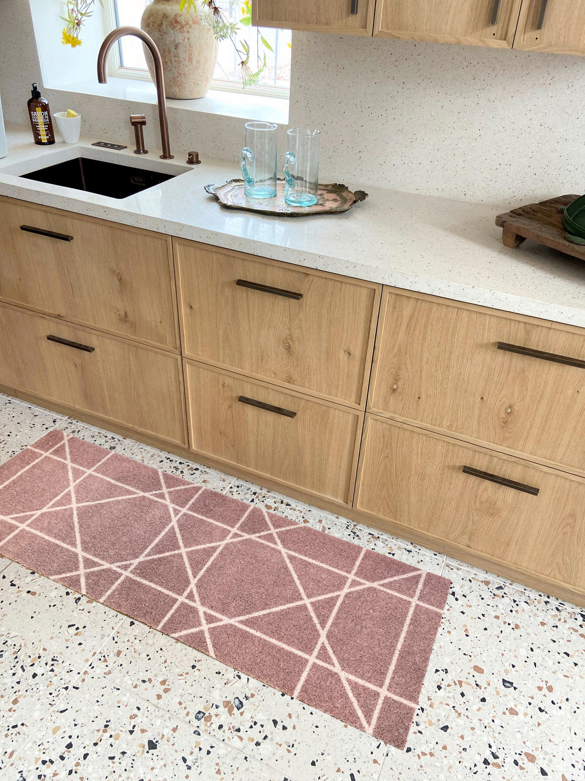 LÄUFER Scraper 50/150 cm  in Dunkelrosa  - Dunkelrosa, Basics, Kunststoff (50/150cm) - madaboutmats