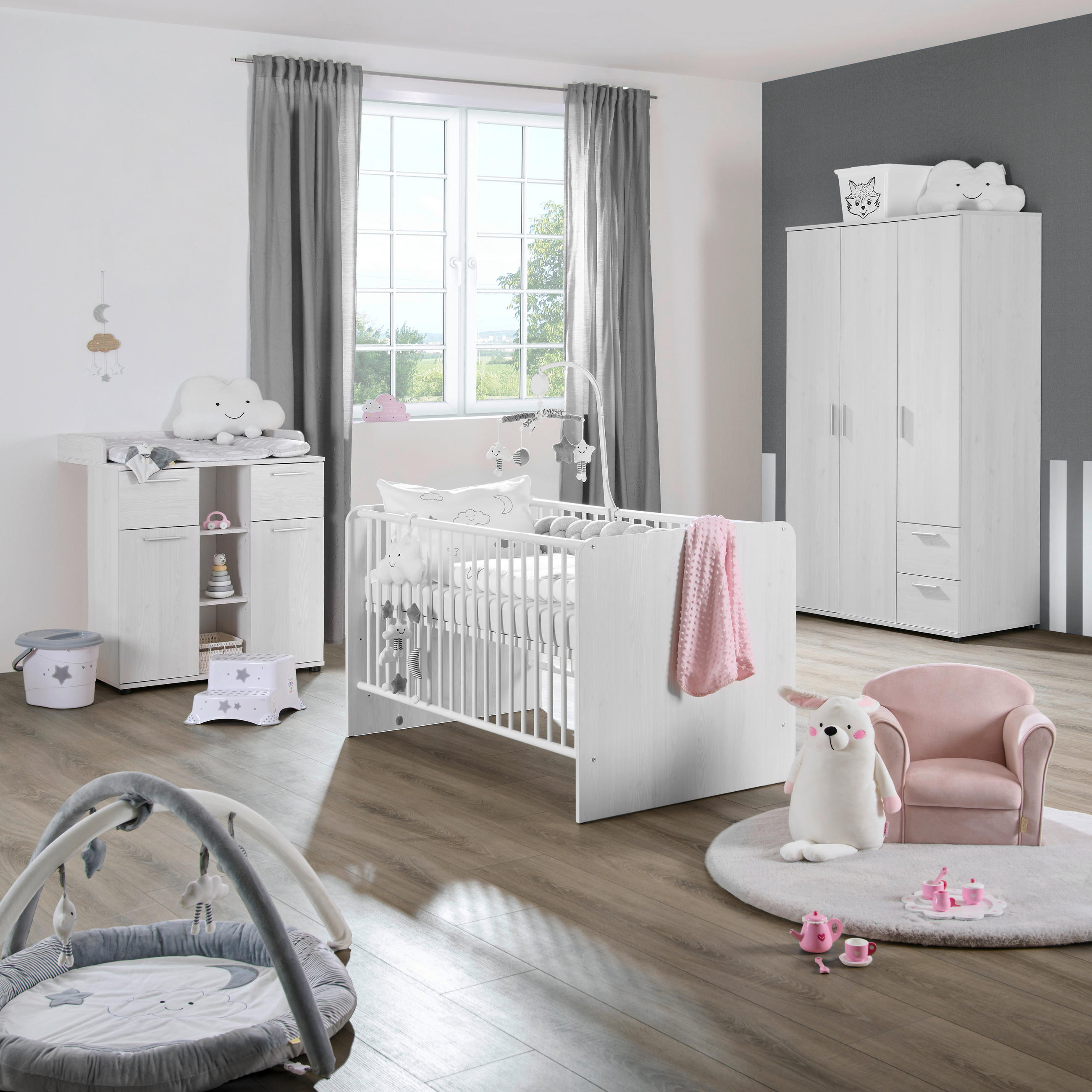 POKOJ PRO MIMINKO - bílá, Basics, kompozitní dřevo - My Baby Lou