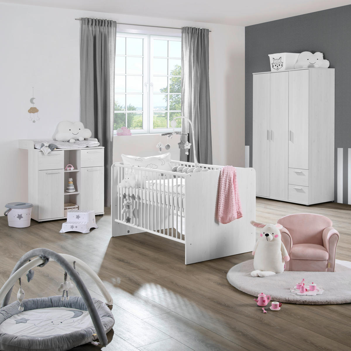 POKOJ PRO MIMINKO - bílá, Basics, kompozitní dřevo - My Baby Lou