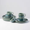 KAFFEESERVICE TIEFER SEE 12-teilig  - Blau/Grün, Basics, Keramik - Gipfelstück
