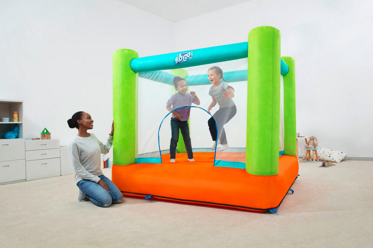 TRAMPOLIN 194/175/170 cm  - Multicolor, Basics, Kunststoff/Metall (194/175/170cm) - Bestway