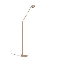 LED-STEHLEUCHTE Sen 67/22/166 cm   - Sandfarben, Design, Metall (67/22/166cm) - Helestra