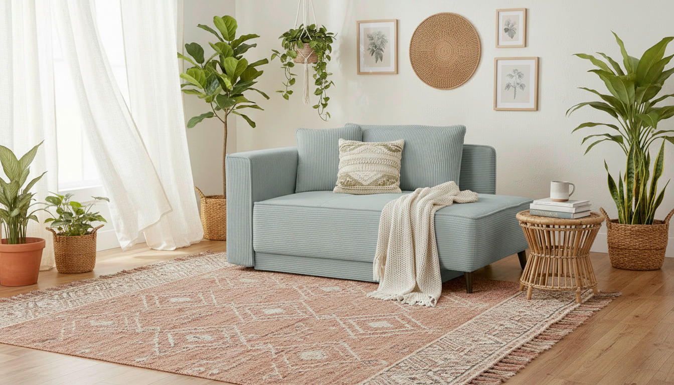 RÉCAMIERE ELIO Grau Cord  inkl. Zierkissen, Rückenkissen  - Schwarz/Grau, Design, Holz/Kunststoff (97/79/150cm) - P & B