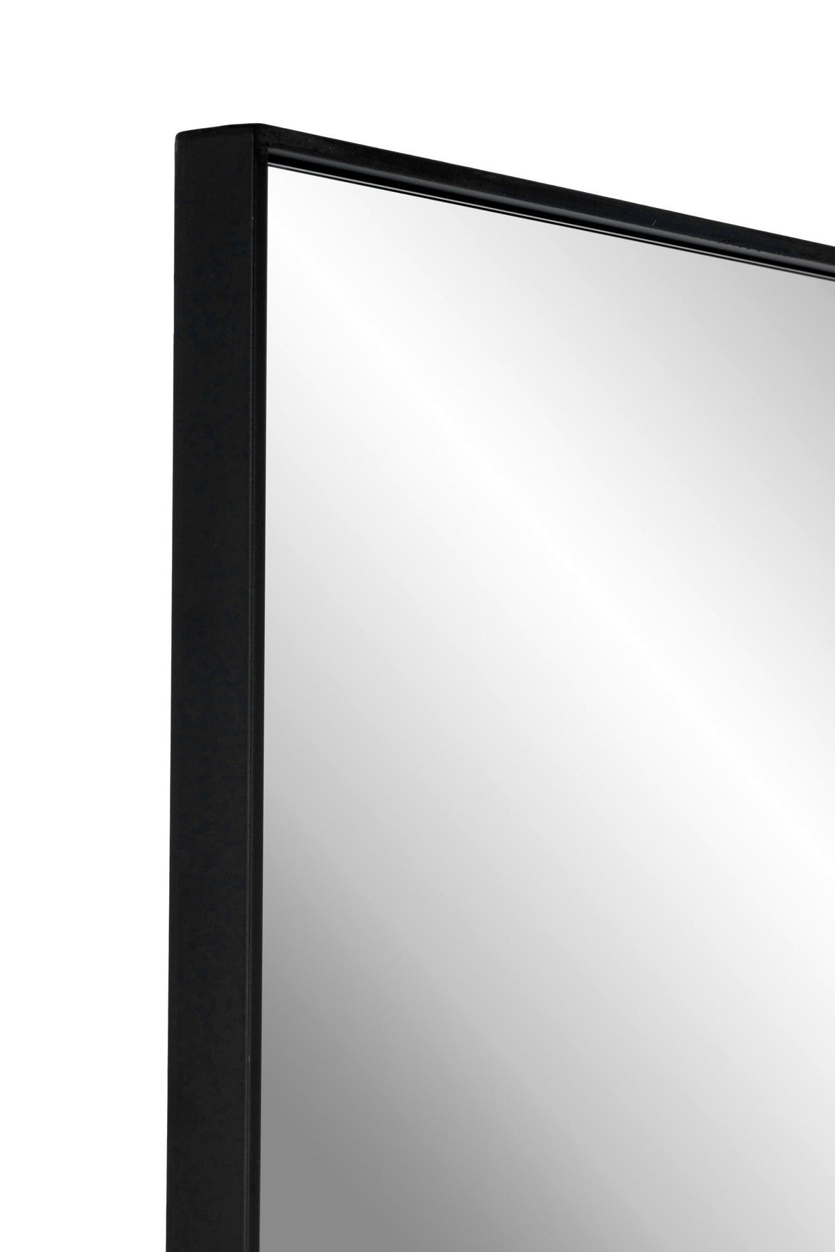 WANDSPIEGEL 80/170/3 cm    in rechteckig  - Schwarz, Design, Glas/Holzwerkstoff (80/170/3cm) - MID.YOU