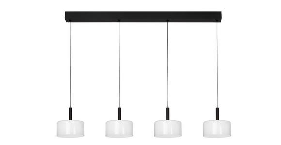 LED-HÄNGELEUCHTE Philadelphia 134/20/160 cm   - Weiß, Design, Glas/Metall (134/20/160cm) - Dieter Knoll
