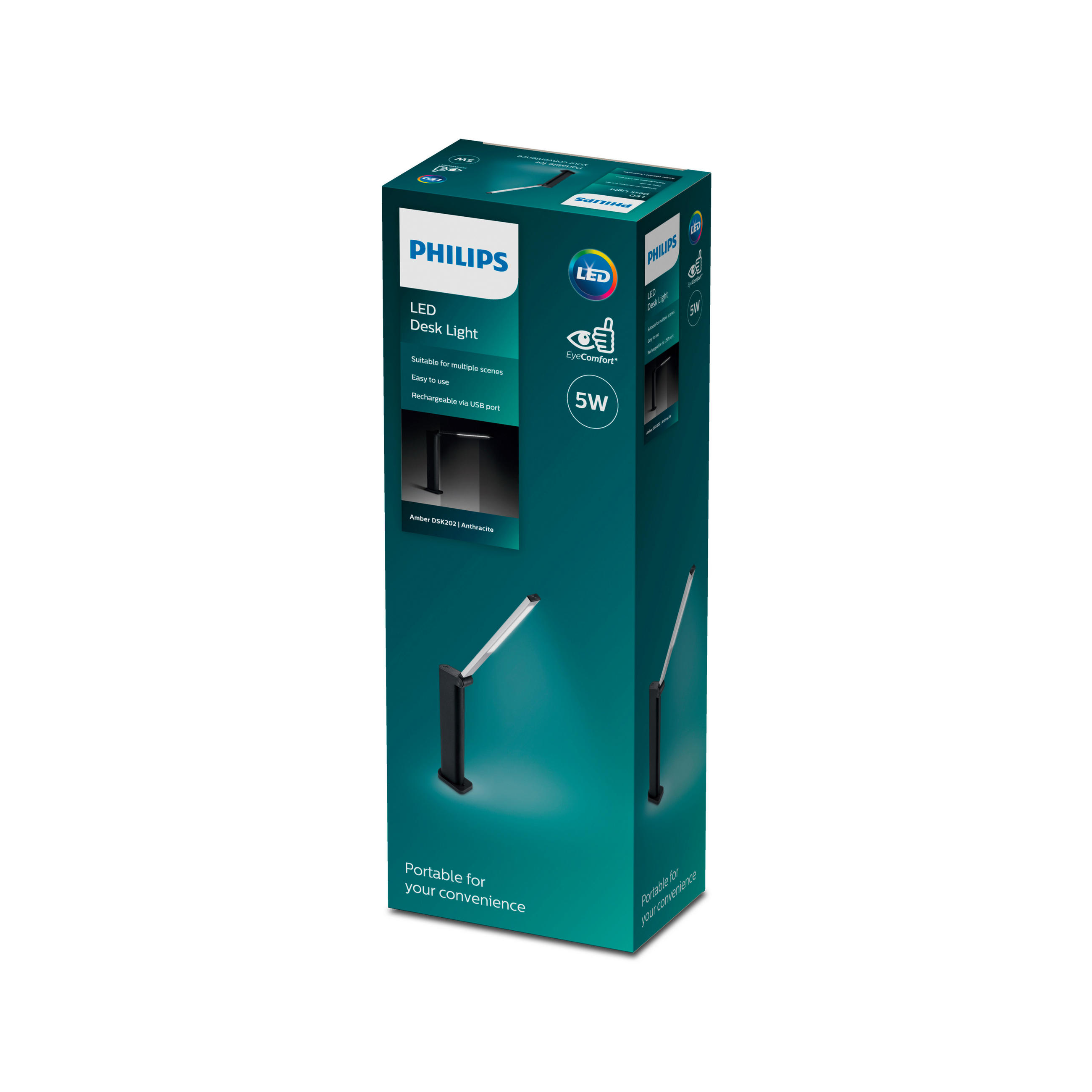 LED-SCHREIBTISCHLEUCHTE 3,9/24,5/29,2 cm   - Design (3,9/24,5/29,2cm) - Philips