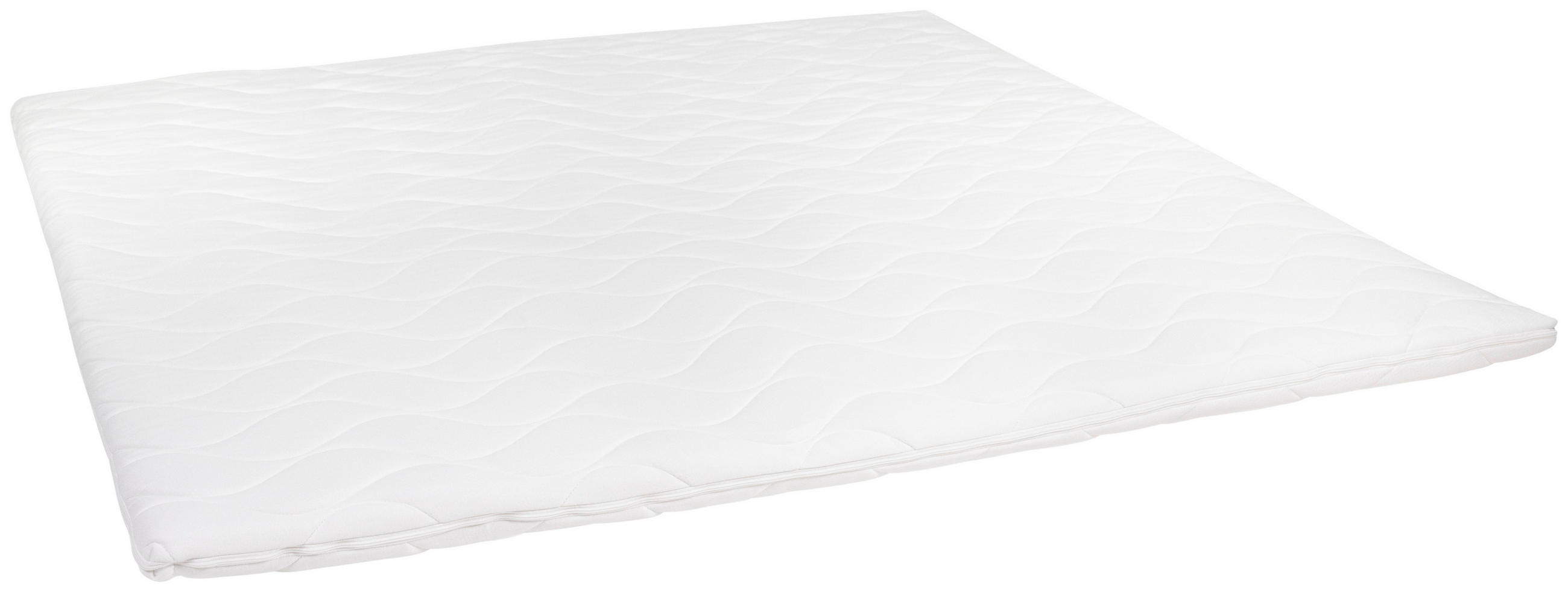 TOPPER 180/200 cm Höhe ca. 6 cm  - Weiß, MODERN, Textil (180/200cm) - Livetastic