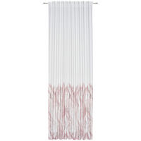 GOTOVA ZAVJESA bijela, prljavo ružičasta  140/280 cm  - bijela/prljavo ružičasta, Basics, tekstil (140/280cm) - Esposa