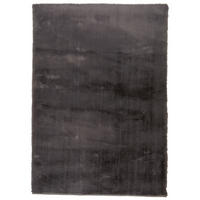 KOBEREC S VYSOKÝM VLASEM, 130/190 cm, antracitová - antracitová, Konvenční, textil (130/190cm) - Novel