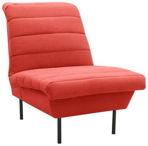SESSEL Flachgewebe Orange    - Schwarz/Orange, Design, Textil/Metall (72/92/103cm) - LOOKS by W.Joop