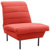 SESSEL Flachgewebe Orange    - Schwarz/Orange, Design, Textil/Metall (72/92/103cm) - LOOKS by W.Joop