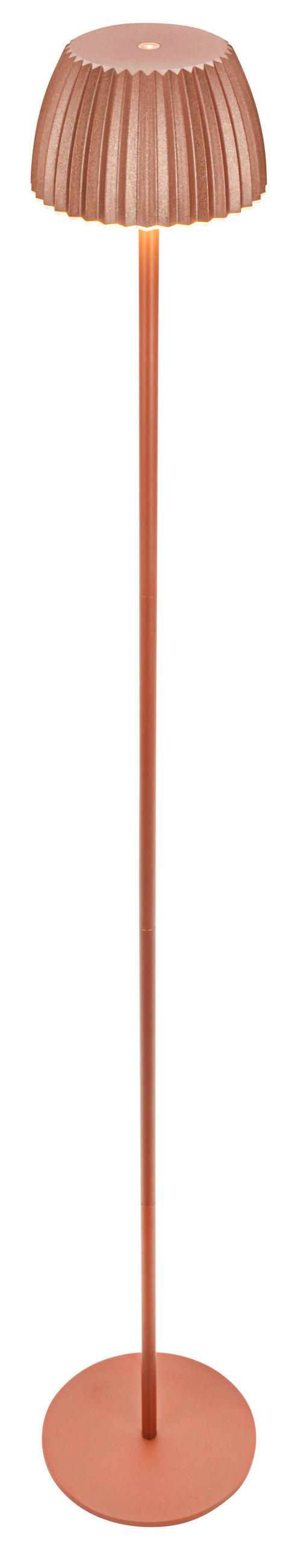 AKKU-STEHLEUCHTE 19/123,50 cm    - Kupferfarben, Basics, Kunststoff/Metall (19/123,50cm)