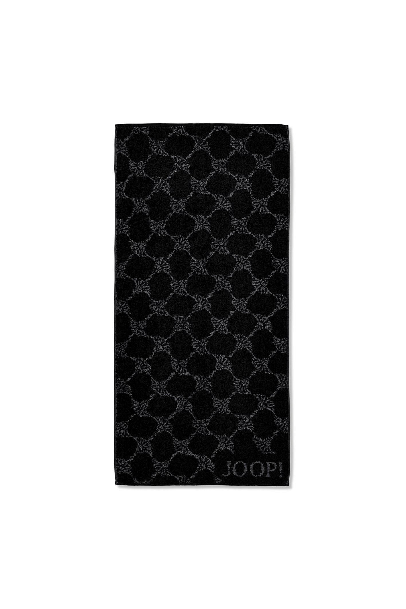 Joop! Saunatuch Classic Cornflower Schwarz 80x200 cm