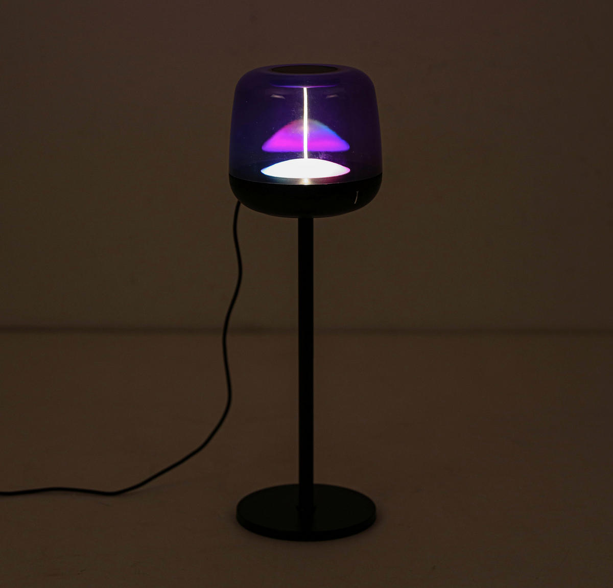 NAMIZNA SVETILKA ZA POLNJENJE        11,5/36,7 cm       - črna/prosojno, Trend, kovina/umetna masa (11,5/36,7cm) - Novel