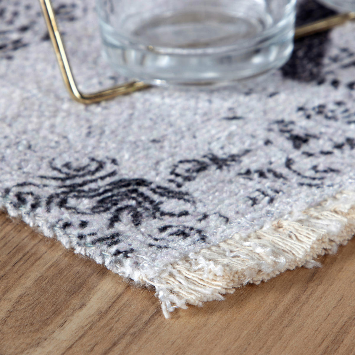 COVOR CU ȚESĂTURĂ PLATĂ My Valencia  - gri, Design, textil (75/150cm) - Novel