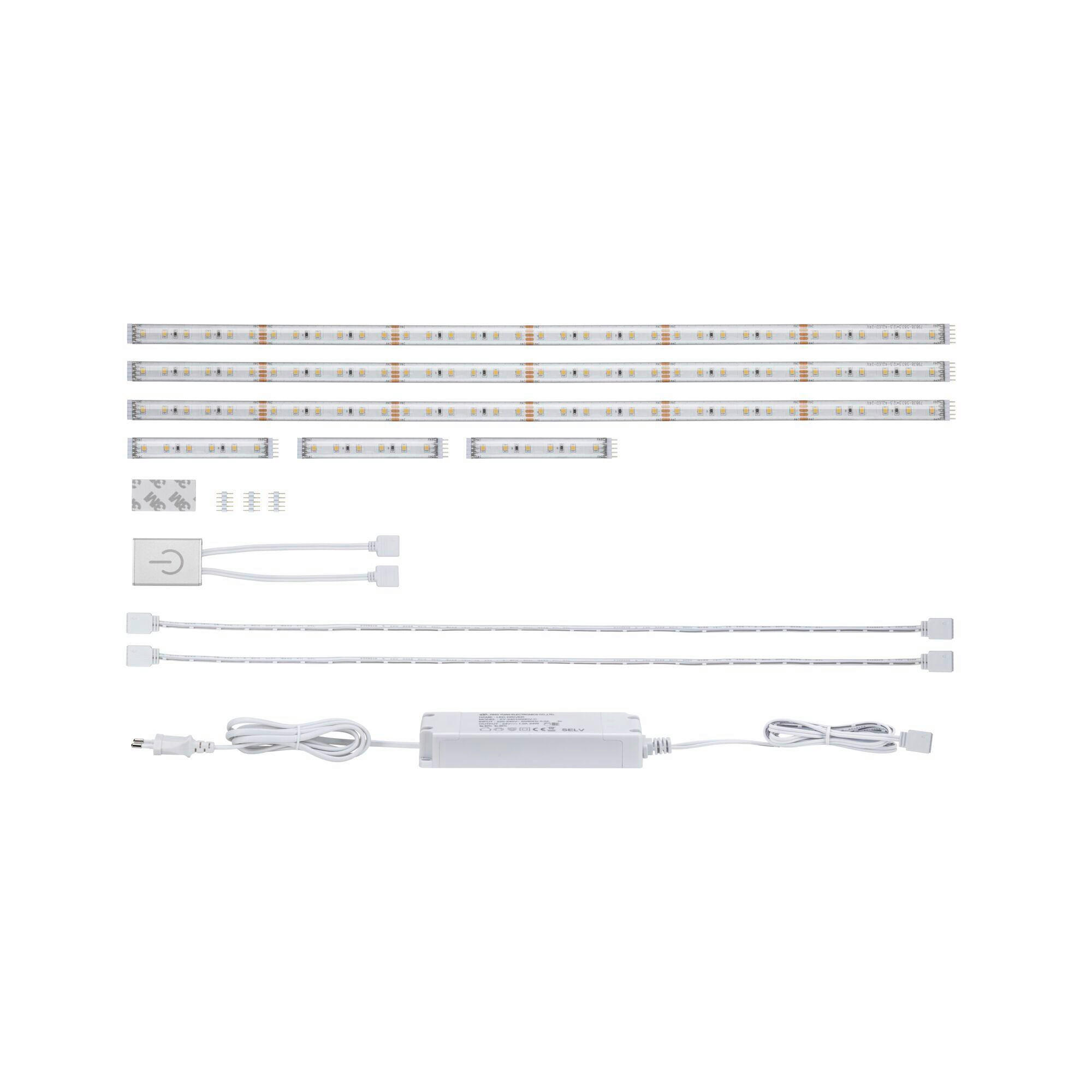 LED-STRIP MaxLED 180/1,25/0,3 cm   - Silberfarben, Basics, Kunststoff (180/1,25/0,3cm) - Paulmann