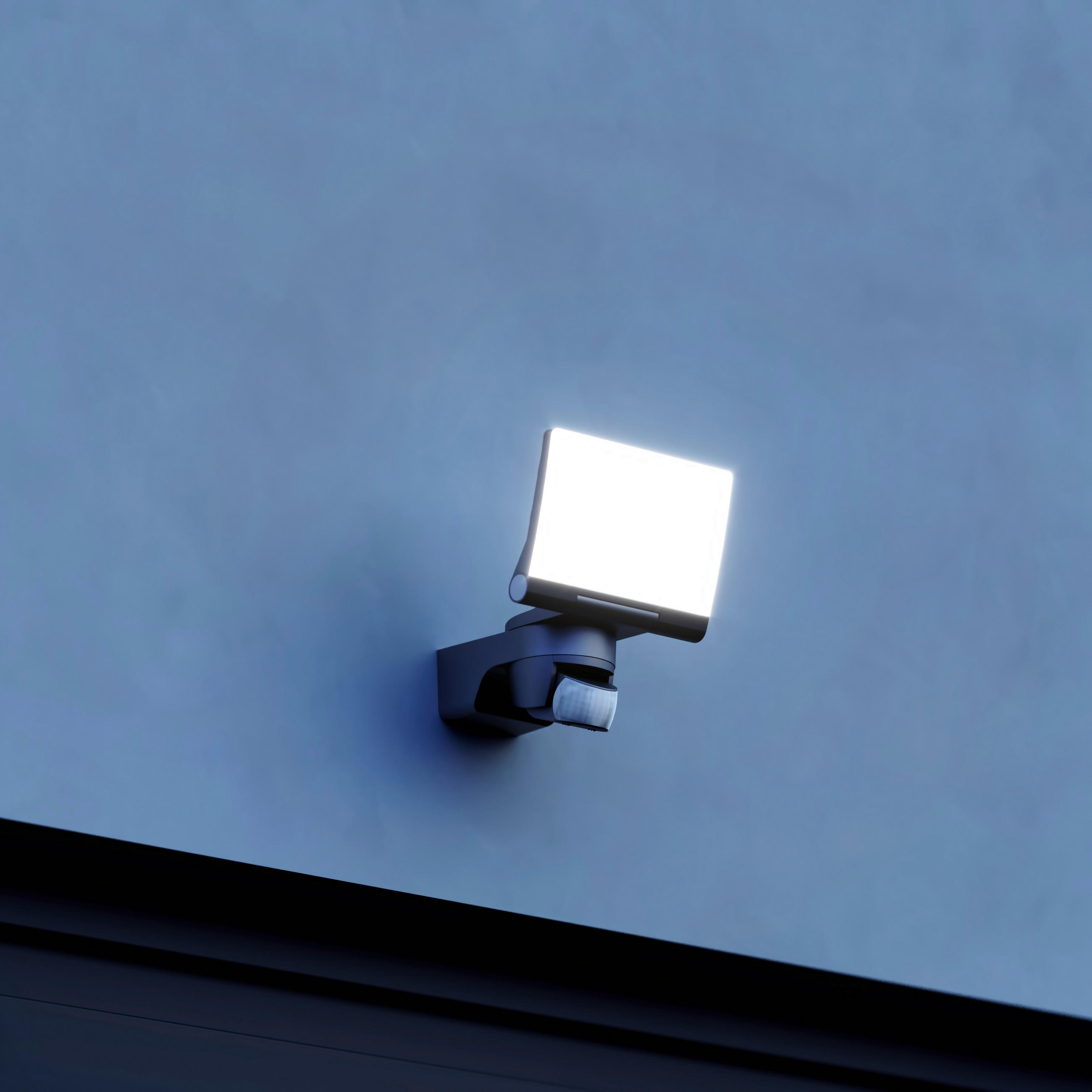 LED-AUßENLEUCHTE 16,1/18/21,8 cm   - Schwarz, Basics, Kunststoff (16,1/18/21,8cm) - Steinel