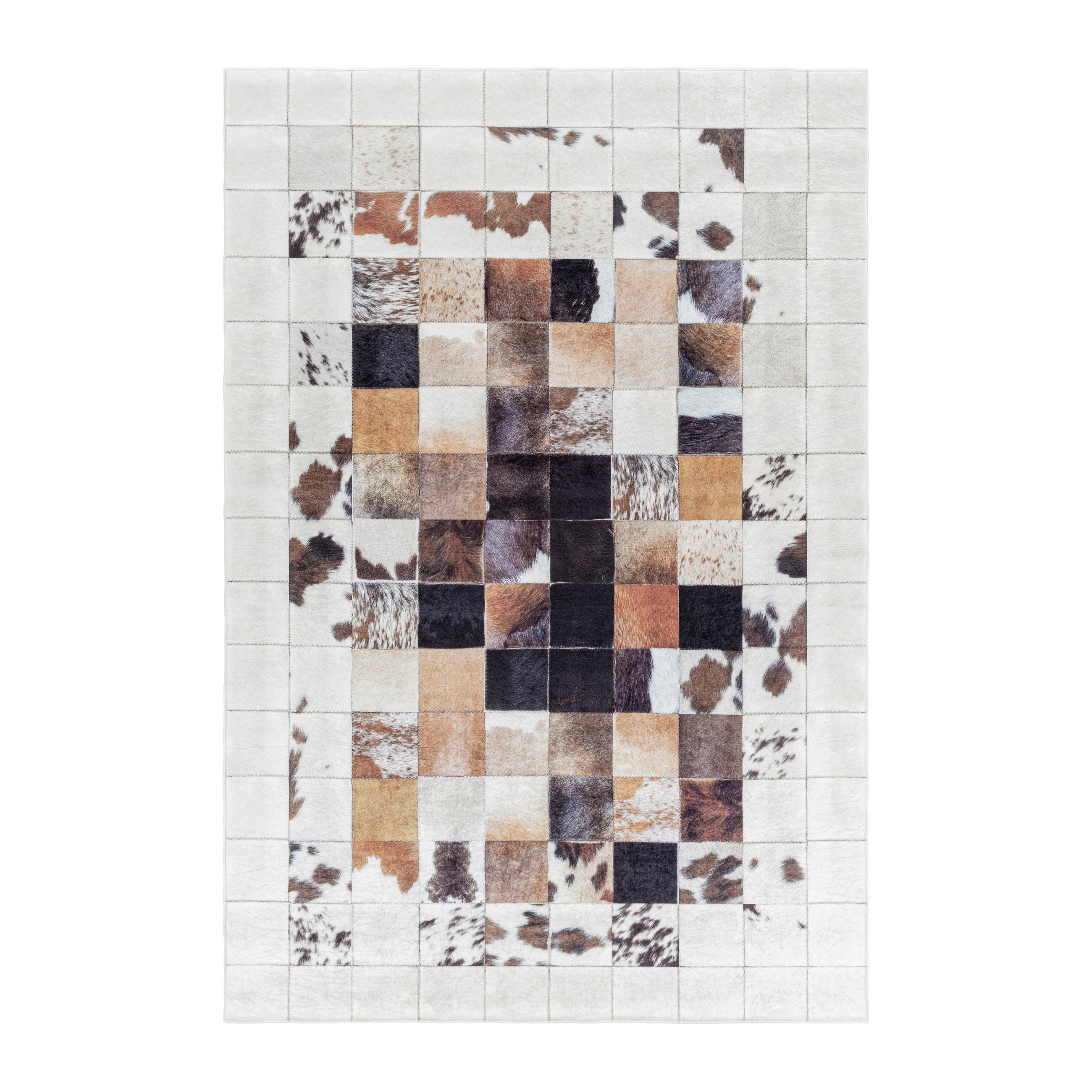 FLACHWEBETEPPICH 140/200 cm Fiesta Creme  - Creme, Design, Leder/Textil (140/200cm) - Novel