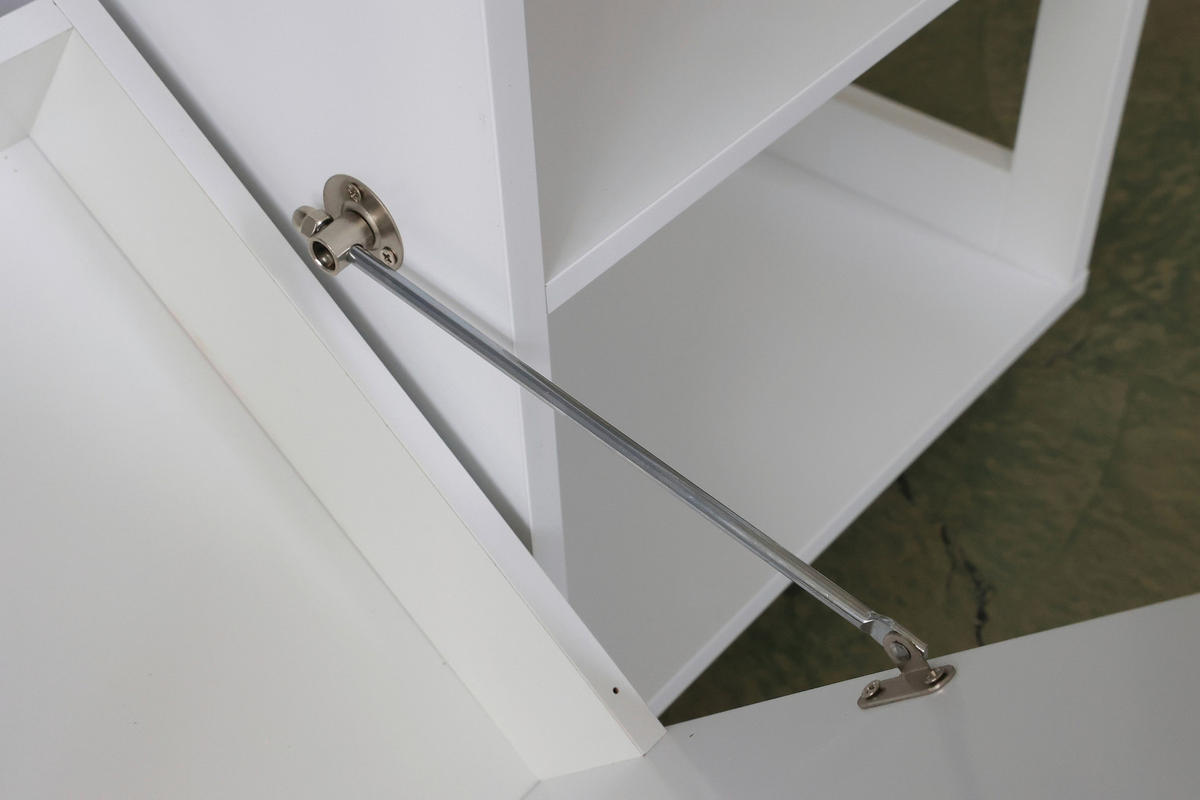 SERVIERWAGEN in Weiß  - Schwarz/Weiß, Basics, Holz/Holzwerkstoff (82/94/47cm) - MID.YOU