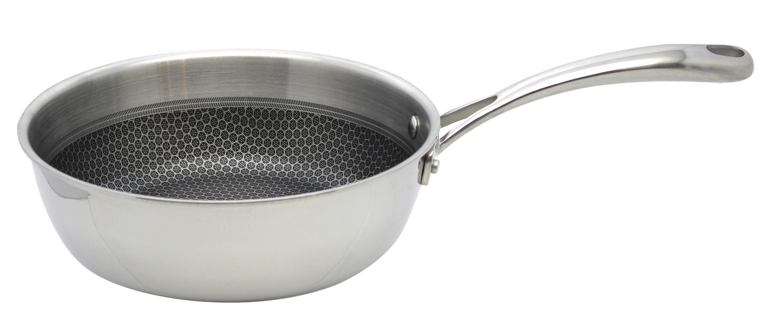 SAUTEUSE Relief 24 cm  - Silberfarben, Basics, Metall (24cm) - ELO