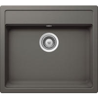 SPÜLE MONO N-100-A / MONN100ASIL  - Grau, Basics, Stein (57/51cm) - Schock