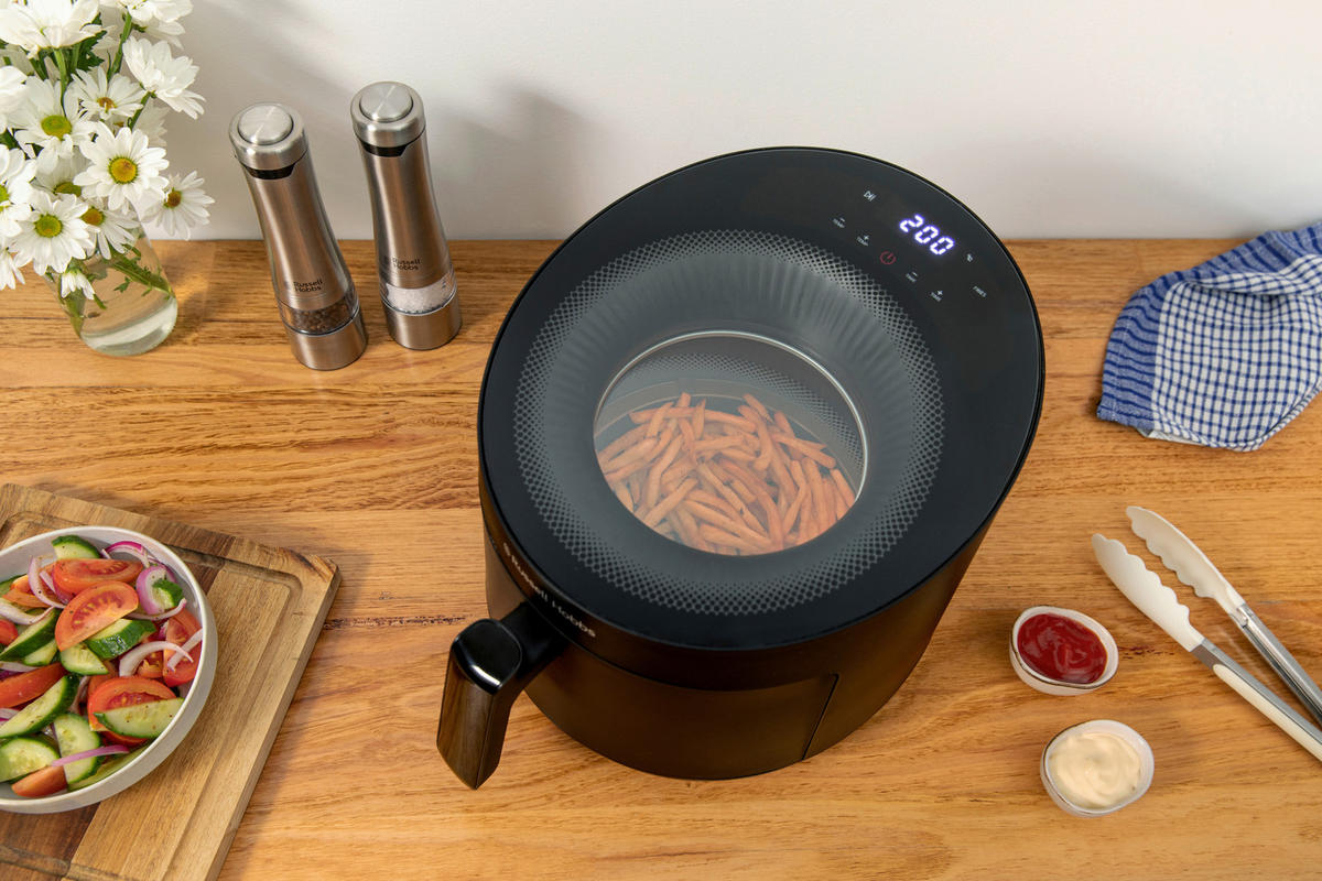 HEIßLUFTFRITTEUSE  - Schwarz, Basics, Kunststoff (30/28/45cm) - Russell Hobbs