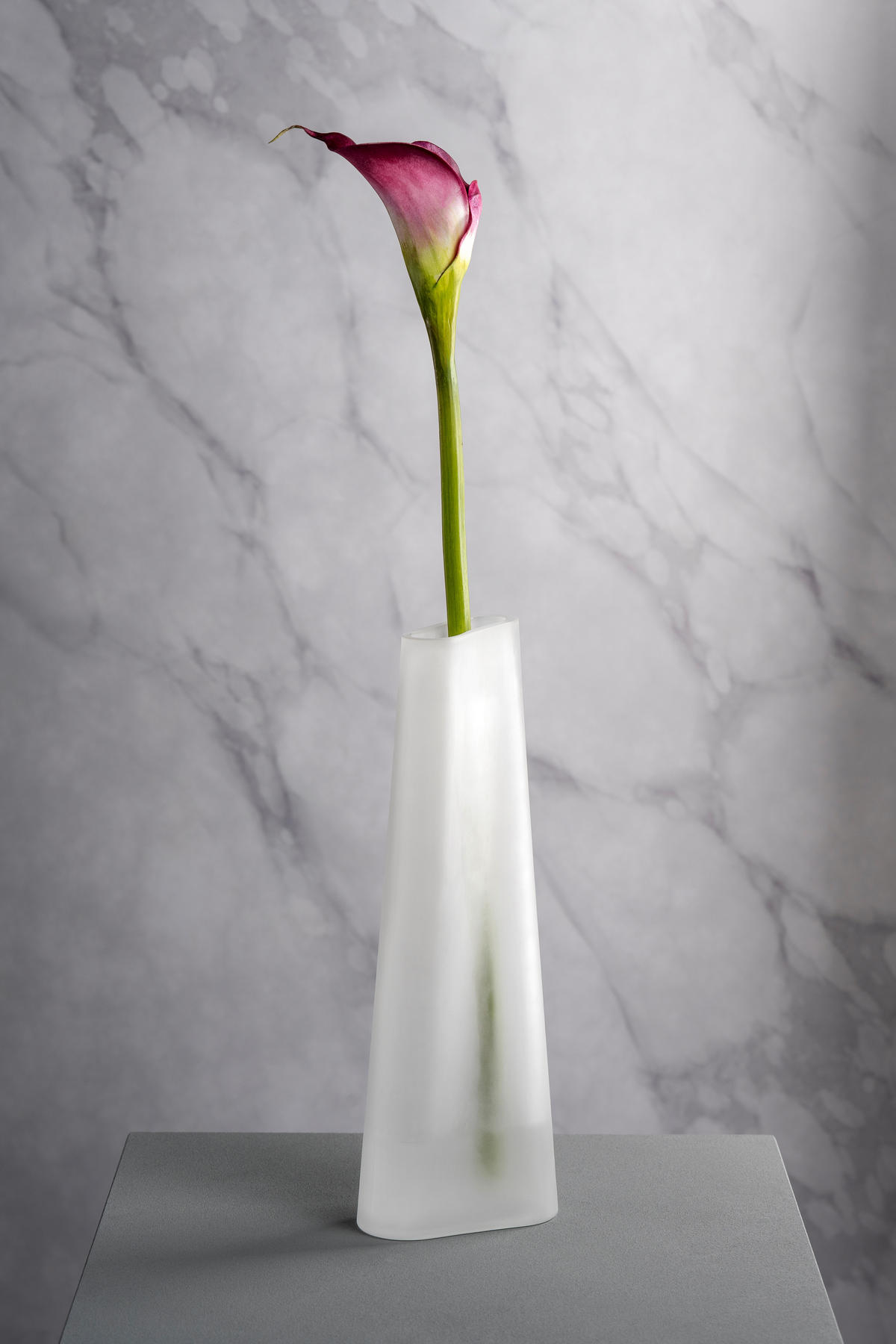 VASE  - Weiß, Basics, Glas (12/34/9,5cm) - Leonardo