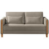 SCHLAFSOFA in Holz, Textil Taupe, Buchefarben  - Taupe/Buchefarben, Design, Holz/Textil (174/88/104cm) - Niels Andersson